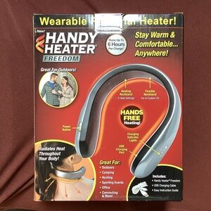 As Seen On TV Handy Heater Freedom wearable personal heater New in box
